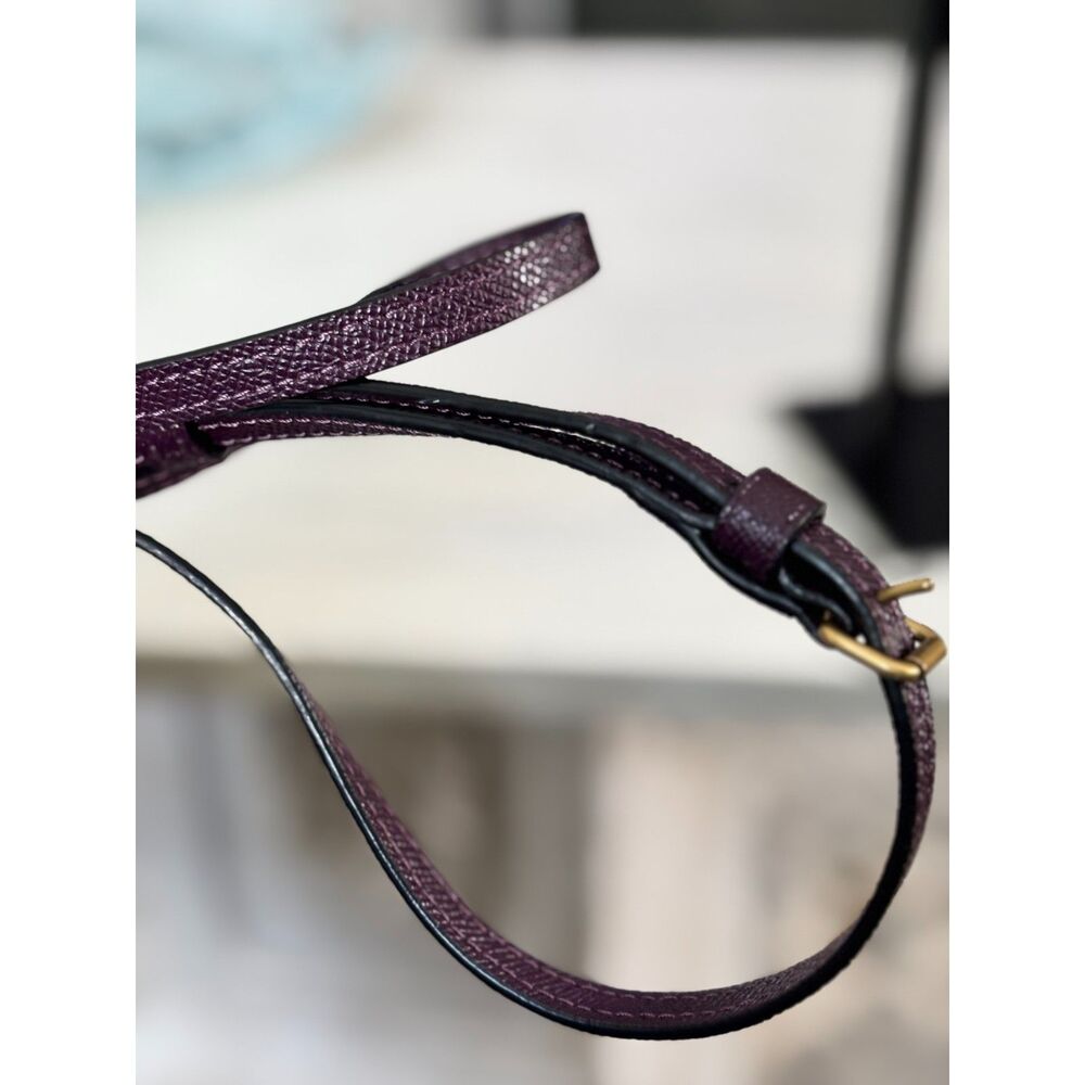 Coach Kitt Messenger Crossbody Deep Plum - Picture 5 of 7